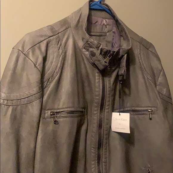Men’s XL Calvin Klein Soft Grey Jacket - Picture 2 of 7